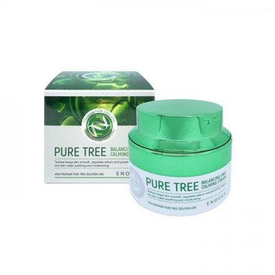 Enough Pure Tree Balancing Pro Calming Cream Успокаивающий крем с экстрактом чайного дерева, 50 мл