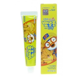 Детская зубная паста с ароматом банана Pororo Toothpaste Banana, 50 гр