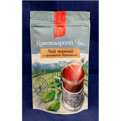 Краснодарский чай чёрный листовой с ароматом бергамота «Века» 90 гр
