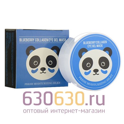 Гидрогелевые патчи Panda Blueberry Collagen Eye Gel Mask 60шт