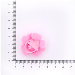Головки цветов Роза раскрытая 30мм 25шт SF-2094 розовый 15-163