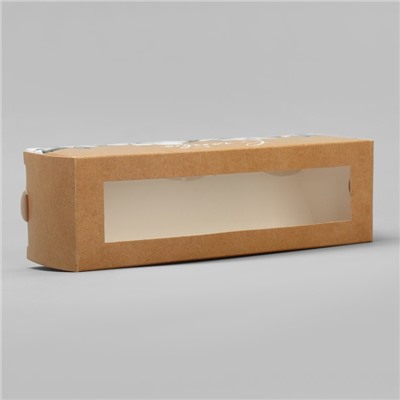 Коробка складная «С любовью крафт» 18 х 5.5 х 5.5 см