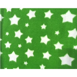Трикотаж Флис звезды 190 50х50см зеленый 28880