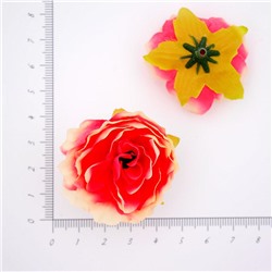 Головки цветов Роза чайная 30мм 25шт SF-047 розовый 15-487