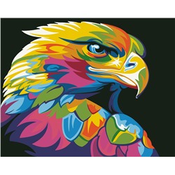 Картина по номерам "Радужный орел" 50х40см