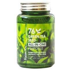 Сыворотка для лица с зеленым чаем FarmStay 76 Green Tea All In One Ampoule, 250 мл