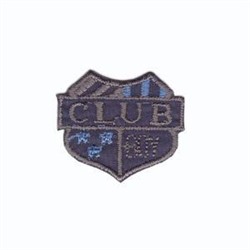 Термонаклейка Club Boy 51456 10шт синий 4х4см