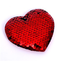 Сердце декоративное, размер: 9 × 8 × 1 см, цвет красный