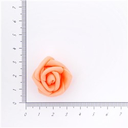 Головки цветов Роза малая 30мм 25шт SF-2095 персиковый 15-200