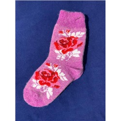 Женские носки вязаные «Роза»