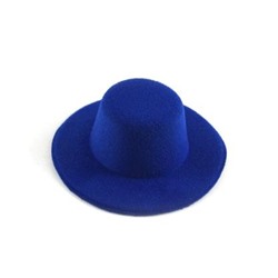 Шляпа круглая 5, 5см синий 26675