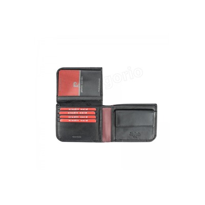 Pierre Cardin TILAK35 8806 чёрный-красный кошелёк муж.