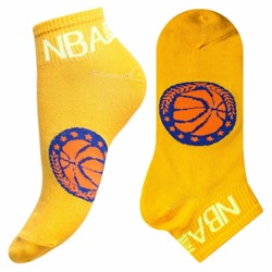 Носки мужские люминесцентные " Super socks СВЕТ-22 " жёлтые принт2 р:40-45