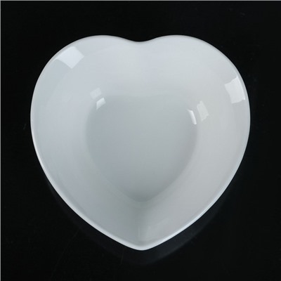 Набор салатников керамический «Сердца», 150 мл, 10×9,5×3,5 см, 3 предмета