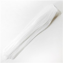 Волосы прямые трессы h25-28см,  L47-50см,  белый Р68