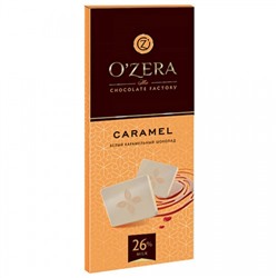 Шоколад OZera белый карамельный Caramel, 90 г/ 1 шт