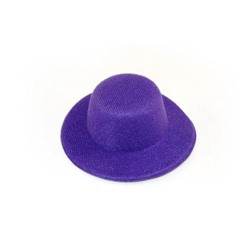 Шляпа круглая 5, 5см фиолетовый 26675
