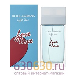 Евро Dolce & Gabbana "Light Blue Love Is Love Pour Femme" EDT 100 ml