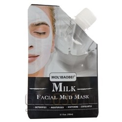 Грязевая маска для лица Mol'ibaobei "Milk Facial Mud Mask" 150 ml