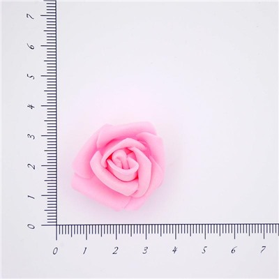 Головки цветов Роза малая 30мм 25шт SF-2095 розовый 15-201