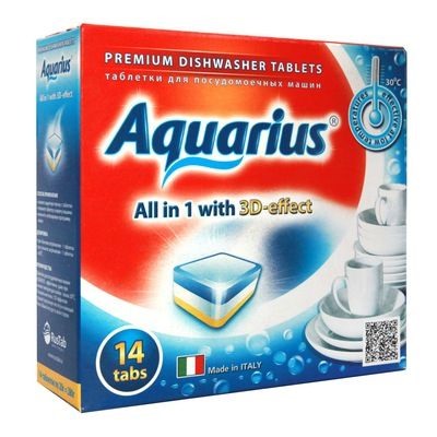 Таблетки AQUARIUS для ПММ All in1 14 таб.