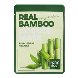 FarmStay Real Bamboo Essence Mask  Тканевая маска с экстрактом бамбука