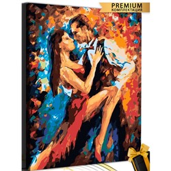 Картина по номерам «Влюбленные танцуют» 40 × 50 см