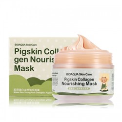 Питательная коллагеновая маска Bioaqua Pigskin Collagen Nourishing Mask, 100 гр