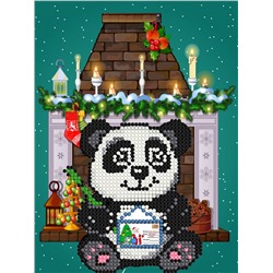Схема д/выш бисером Д-092 Новогодний панда