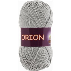 Orion 4565 77%мерс. хлопок,  23%вискоза 50г/170м (Индия),  серебро