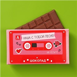 Молочный шоколад «Наша с тобой песня», 27 г.