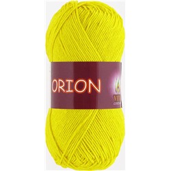 Orion 4575 77%мерс. хлопок,  23%вискоза 50г/170м (Индия),  желтый