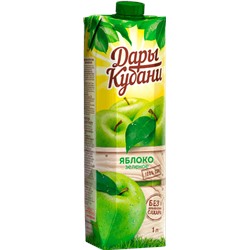 Яблочный сок «Дары Кубани» 1л