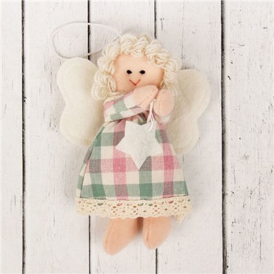 Кукла интерьерная «Ангелочек», с звездой в руках, цвета МИКС