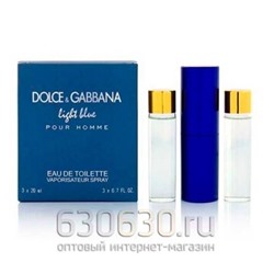 Dolce & Gabbana "Light Blue Pour Homme" 3 х 20 ml