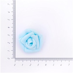 Головки цветов Роза малая 30мм 25шт SF-2095 св.голубой 15-194