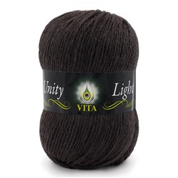 Unity Light 6203 48%шерсть,  52%акрил 100г/200м,  т.шоколад