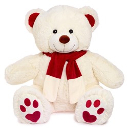 Мягкая игрушка «Медведь Кельвин», цвет молочный, 90 см