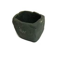 Горшочек керамический мини 4, 5х5, 5х6см серый 27091