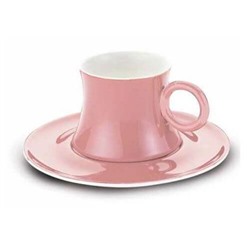 Фарфоровый кофейный сервиз Freedom pink