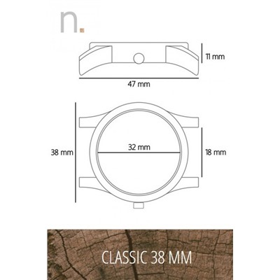 Часы neat. CLASSIC 38 мм модель n030