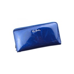 Pierre Cardin 02 LEAF 119 синий кошелёк жен.