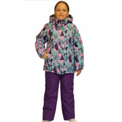 Зимний детский костюм М-156 (фиолет/бирюза)