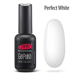 Гель-лак PNB Perfect White белый 8 мл