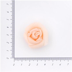 Головки цветов Роза малая 30мм 25шт SF-2095 св.персиковый 15-424