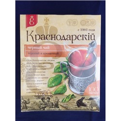 Чай чёрный «Краснодарскiй с 1901 года» 100 пакетов 170 гр