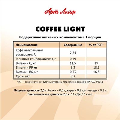Coffee Light ( Кофе Лайт)