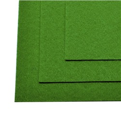 Фетр листовой жест. FLT-H1 1мм 20*30см 10шт 705 зеленый IDEAL