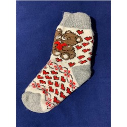 Женские носки вязаные «Медвежата»