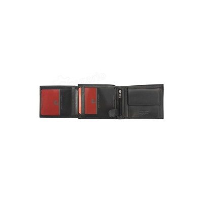 Pierre Cardin TILAK38 325 RFID чёрный-красный кошелёк муж.